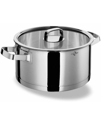Oala din inox, cu capac, 4.5 litri, colectia San Remo Cook - KUCHENPROFI